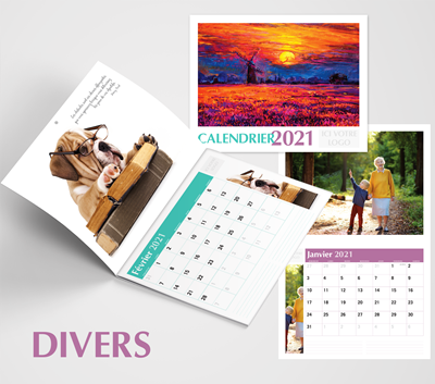 Calendrier 2021, divers