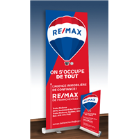 Remax, Bannière déroulante / Rollup banner 