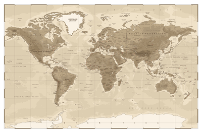 Map du monde