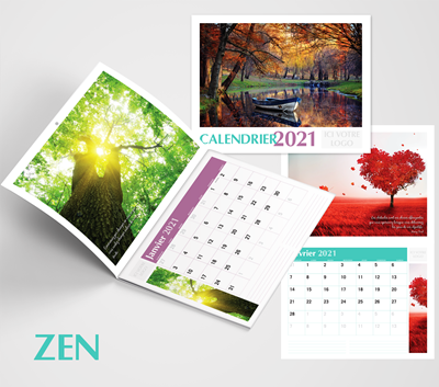 Calendrier 2021, Zen