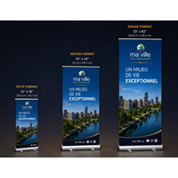 Bannière déroulante / Rollup banner