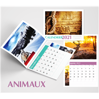 Calendrier 2021, Animaux