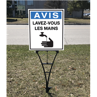 Affiche «Lavez-vous les mains»