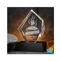 Trophé 3D, en crystal